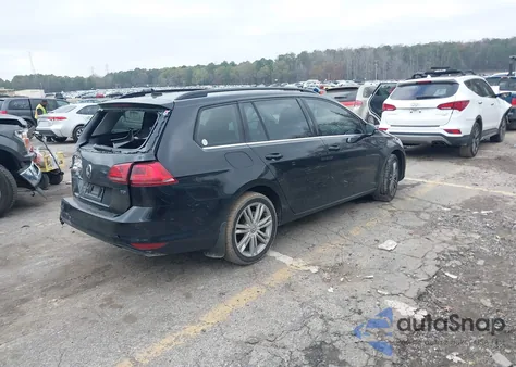 2015 Volkswagen Golf Sportwagen Tdi Se 4-Door из США, поврежденный, VIN 3VWFA7AU4FM502997